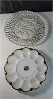 2 for 1 anchor hocking deviled egg tray & fruit