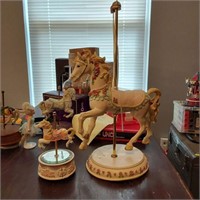 Carousel horses- small is musical