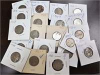 20 Assorted Nickels