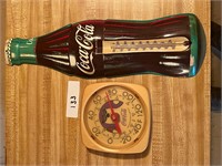 Coca-Cola thermometers outdoor