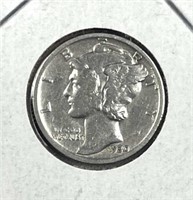 1930-S Mercury Silver Dime, US 10c Coin