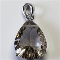 $120 S/Sil Smoky Quartz Pendant