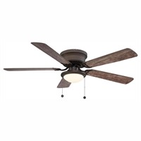 Hugger 52 in. LED Espresso Bronze Ceiling Fan