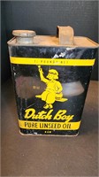 Vintage Dutch Boy Linseed Oil Can