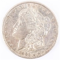 Coin 1901-S  Morgan Silver Dollar Extra Fine