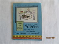 Advertisement & Recipes 1930 Van Camps Pureed