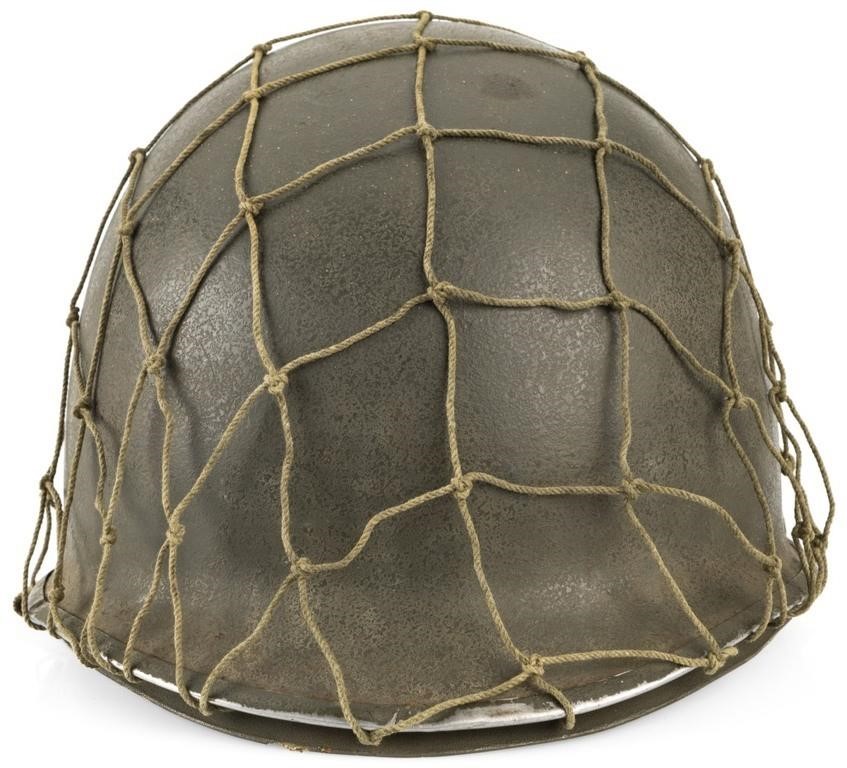 WWII U.S. M-1 Fixed Bale Helmet