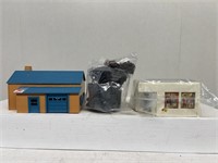 Plasticville train layout accessories water t