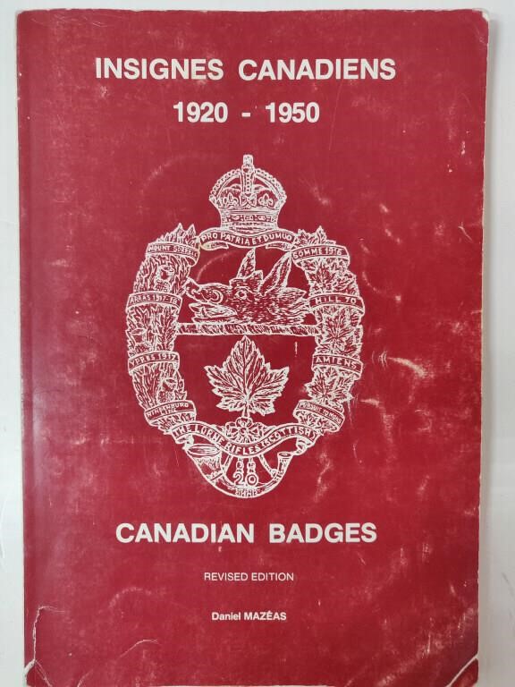 Canadian Badges Book