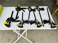 7 - 6" bar clamps