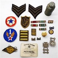 MILITARY LOT - HONORABLE DISCHARGE,