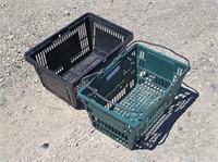 (2) Shopping Baskets
