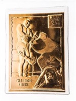 23 kt Gold Foil card - WWE THE IRON SHIEK"