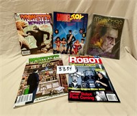 Lot of 5 Magazines Monster Memories Robot Model