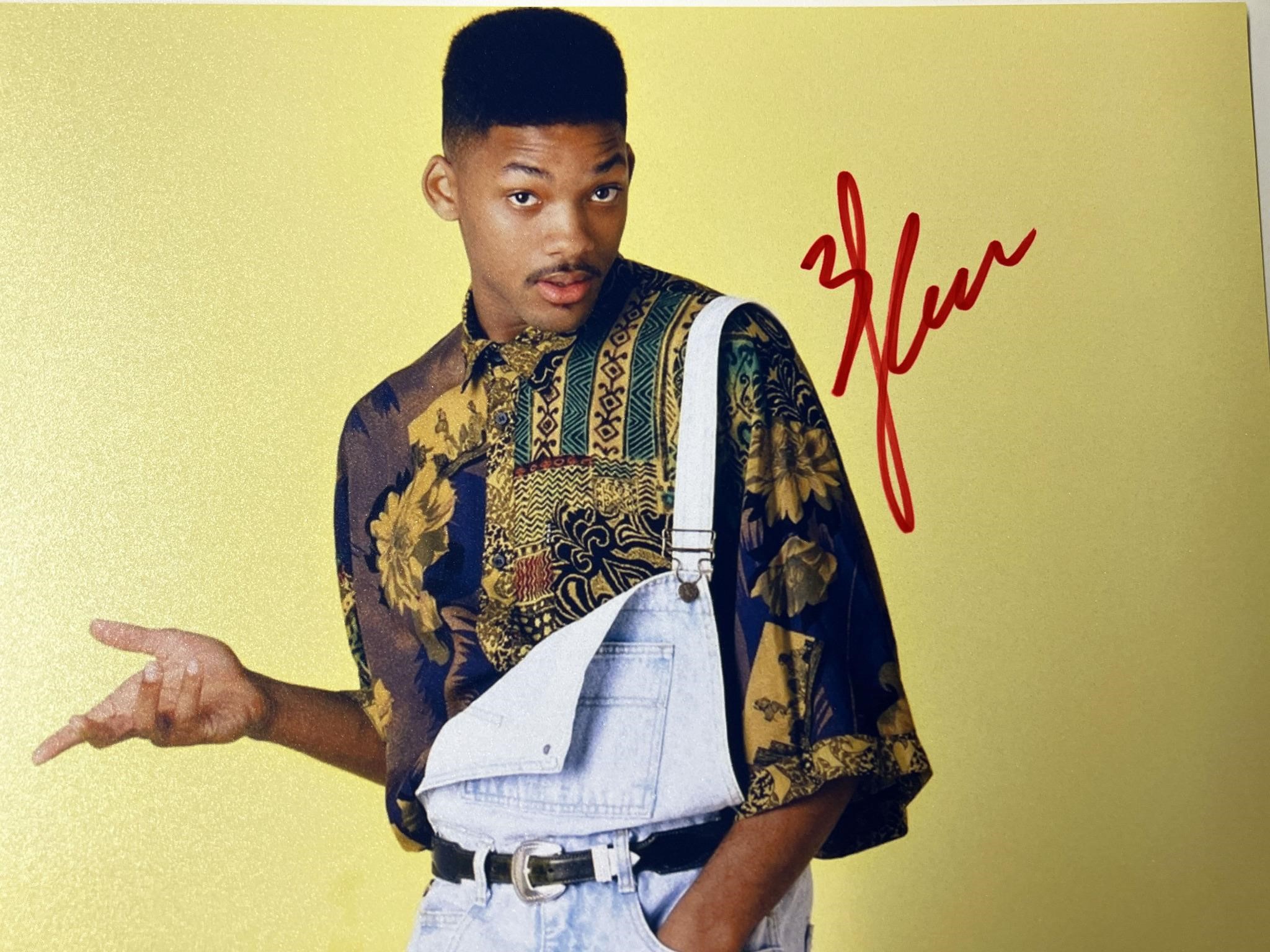 The Fresh Prince of Bel-Air Will Smith signed phot