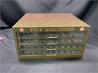 Antique Star Mercerized Thread Cabinet