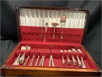 Vtg William Rogers MFG (IS) Silverware in Box