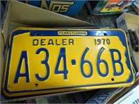 Penn. Dealer license plates