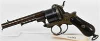 Antique Belgian Pinfire Revolver 9MM