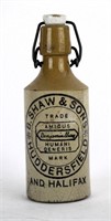 B. SHAW & SONS GINGER BEER BOTTLE