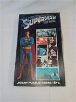 D3)Vintage Superman puzzle. We put it together and