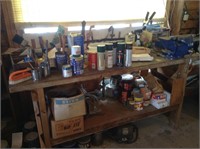 Work bench and all the contents (except vise)