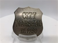 City Marshall El Paso Badge