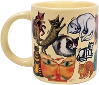 New the artistic cat mug
