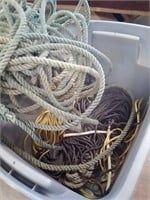 Group of assorted rope