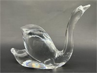 Baccarat Crystal Swan Figurine