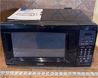 Black Kenmore microwave