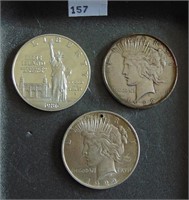 1986-S .900 Silver Dollar. 1922, 1922 Peace Dollar