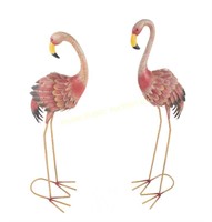 Pure Garden $144 Retail Flamingo Statues 2pc. Set