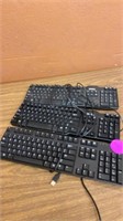 3 DELL KEYBOARDS