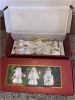 Lenox Festive Friends 2 Set Of 3 Porcelain