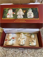 Lenox Festive Friends 2 Set Of 3 Porcelain