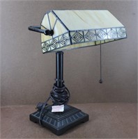 Lavish Home Tiffany Style Bankers Lamp