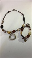 Silpada neckace & bracelet-Sterling