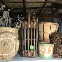 Baskets, Decor, Rattan Bed Tray