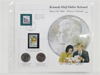 Kennedy Half $1 Dollars & Postal Comm