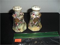 RARE Nippon Hand Painted Salt and Pepper Shakers