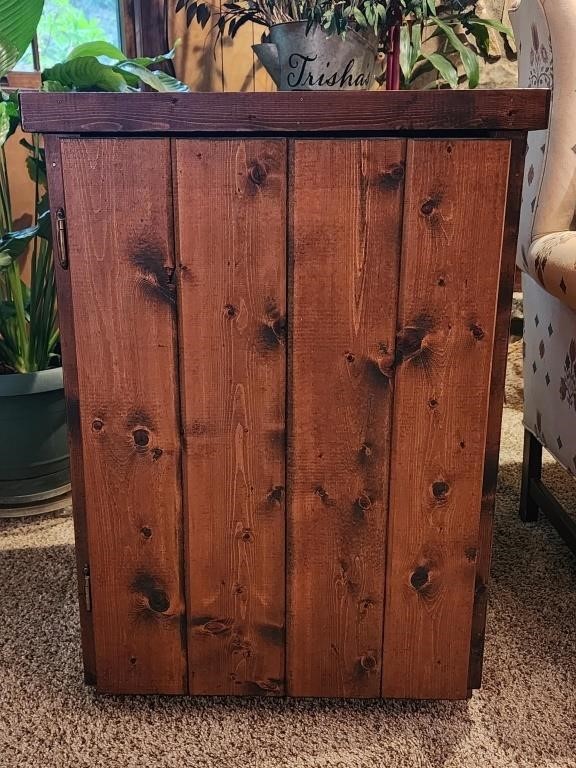 Solid Wood Side Cabinet 32"x22"x21"