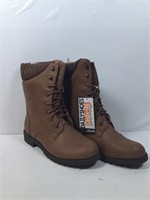 New Daily Shoes Size 10 Brown Combat Boots