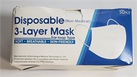 *50MASKS* DISPOSABLE 3-LAYER MASK