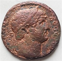 Hadrian AD117-138 Ancient Roman coin 25mm
