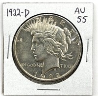 1922-D Peace Dollar