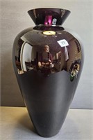 Vintage Dark Purple Glass Vase