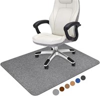 TN8528 Office Chair Mat, Light Grey, 55"x35"