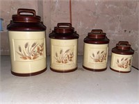 MCM Wheat Pattern canisters