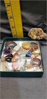 Lot Of Polished Stones And Crystals Mixed